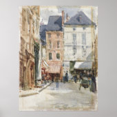 Poster Image de rue vintage imprimable  (Devant)