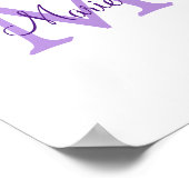 Poster Image de texte simple et colorée (Coin)