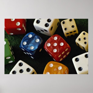 Poster Image des matrices multicolores
