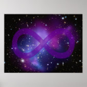 Poster Image d'espace violet (Devant)