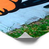 Poster Image détaillée du dessin de graffiti. Conceptuel (Coin)