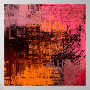 Poster Image d'illustration 2d de l'art arrière - plan Ab