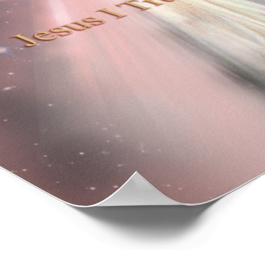 Poster Image Divine Miséricorde Dévotionnelle. (Coin)