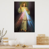 Poster Image Divine Miséricorde Dévotionnelle. (Cuisine)