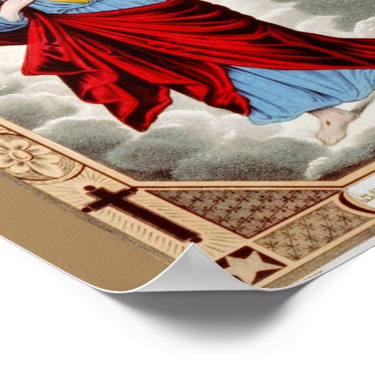 Poster Image du Sacré-Coeur de Jésus (Coin)