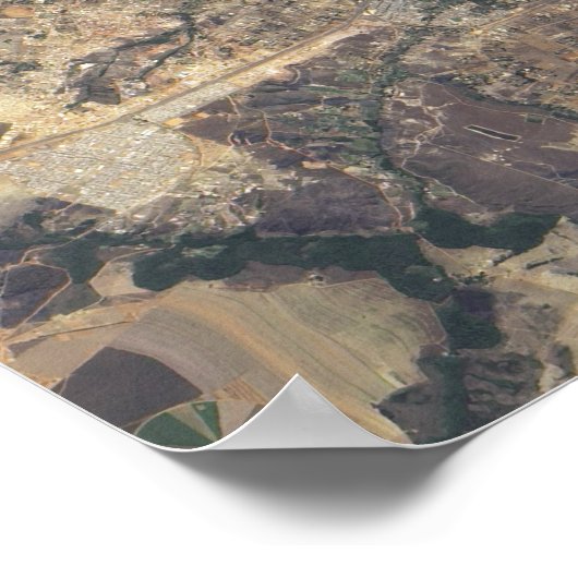 Poster Image en couleur naturelle de BrasÉlabé, Brésil (Coin)