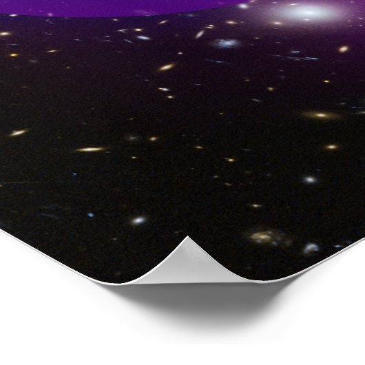 Poster Image espace violet (Coin)