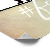 Poster image murale foxy fox avec texte (Coin)