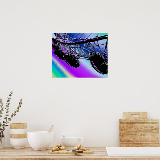 Poster Image numérique London Eye (Cuisine)