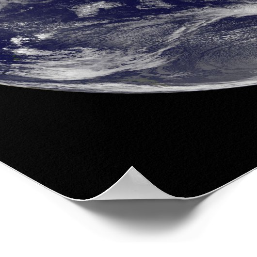 Poster Image satellite de la Terre (Coin)