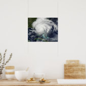 Poster Image satellite de l'ouragan Matthew par St. Augus (Cuisine)