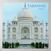 POSTER IMAGE TAJMAHAL (Devant)