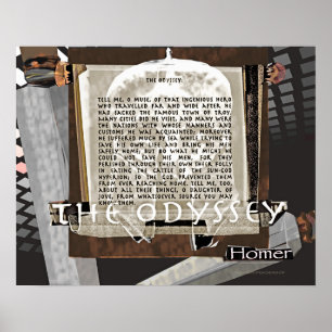 Poster Image/texte de l'Odyssée