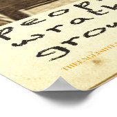 Poster Image/texte des raisins de colère (Coin)