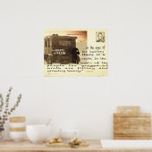 Poster Image/texte des raisins de colère (Cuisine)