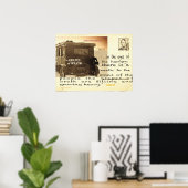 Poster Image/texte des raisins de colère (Bureau à domicile)