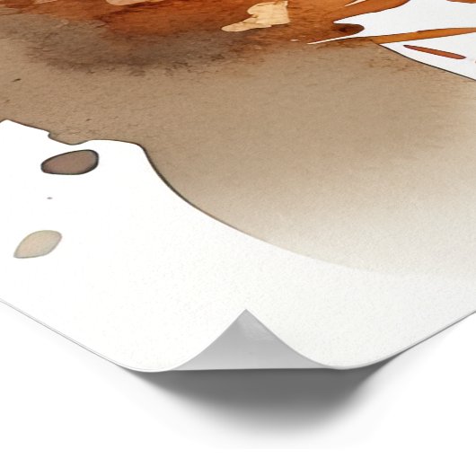 Poster Image TRACTOR-Aquarelle (Coin)