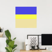 Poster image trois couleurs (Bureau à domicile)