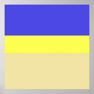 Poster image trois couleurs