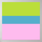 Poster image trois couleurs art (Devant)