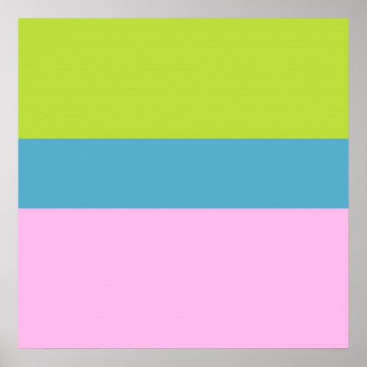 Poster image trois couleurs art (Devant)