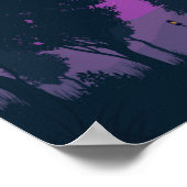 Poster Imagem Noturna com uma bela lua (Coin)