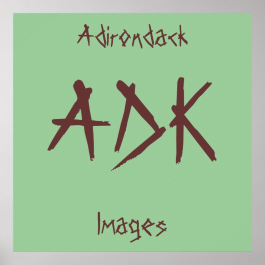 Poster Images Adirondack (Devant)
