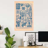 Poster Images d'Espagne 1920 (Bureau à domicile)