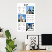 Poster Images du calendrier Madrid 2019 (Bureau à domicile)