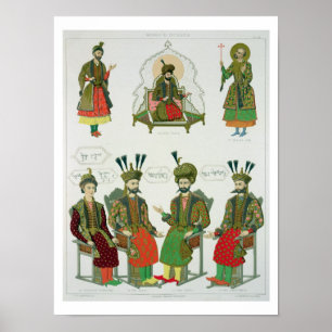 Poster Images du Goudiar géorgien, plaque 45 de 'L