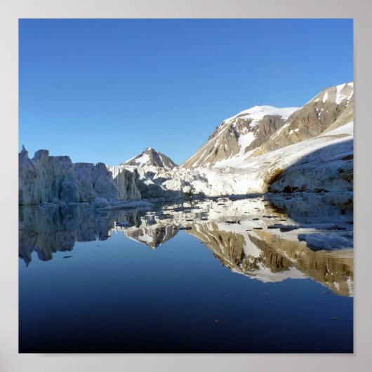 Poster Images miroir dans Svalbard (Devant)