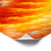 Poster Imaginaire arbre mou neige (Coin)