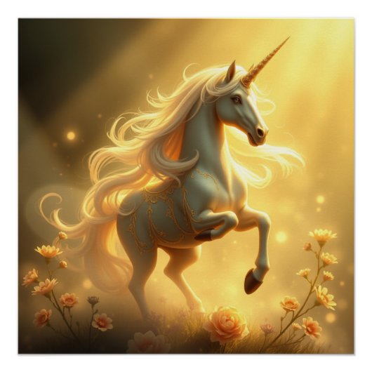 Poster Imaginaire Art Unicorn (Devant)