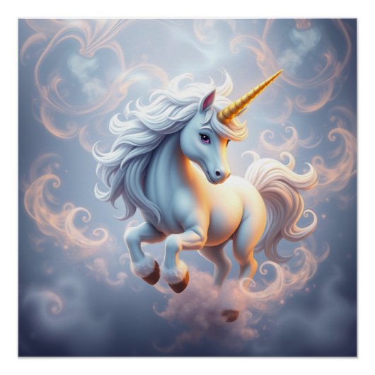 Poster Imaginaire Art Unicorn (Devant)