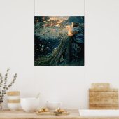 Poster "Imaginaire au crépuscule" d'Edward Robert Hughes (Cuisine)