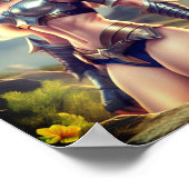 Poster Imaginaire barbare féminin (Coin)