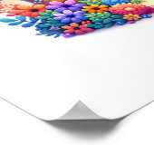 Poster Imaginaire bébé Giraffe Safari (Coin)