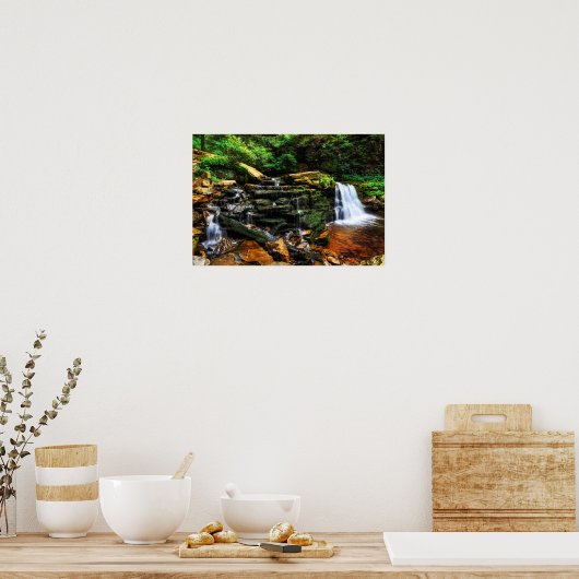 Poster Imaginaire cascade 19x13 (Cuisine)