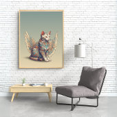 Poster Imaginaire Cat l Misty Meow | Chat ailé [1/4]