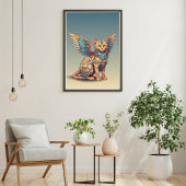 Poster Imaginaire Cat l Misty Meow | Chat ailé [34]