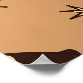 Poster Imaginaire champignon, papier peint vintage de la  (Coin)