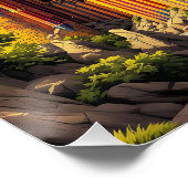 Poster Imaginaire Château Cute De Crayons (Coin)