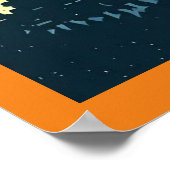 Poster Imaginaire Château médiéval - Décor de bois 3 (Coin)