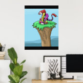 Poster imaginaire clown (Bureau à domicile)