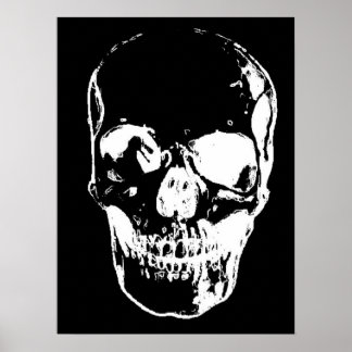 Poster Imaginaire crâne Art Rock Punk Métal lourd