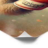 Poster Imaginaire Cute Canard Gants de boxe (Coin)