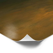 Poster Imaginaire Cute Chat Argent Origami (Coin)