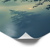 Poster Imaginaire Cute Couple Forest City (Coin)