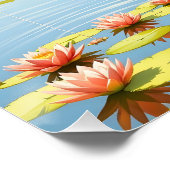 Poster Imaginaire Cute Lake Chat Fishing (Coin)
