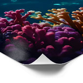 Poster Imaginaire Cute Skeleton Fish School (Coin)